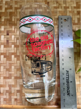 Unisex Unbranded Drinkware One Size Clear Red The Old Spaghetti Factory Glass